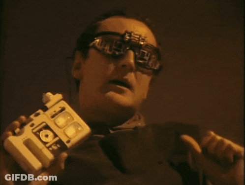 Man Wearing Sunglasses Holding Camera 100 GIF