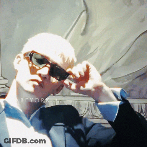 Man Wearing Sunglasses Saying Abeyork GIF