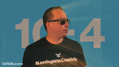 Man Wearing Sunglasses Talking Walkie Talkie GIF