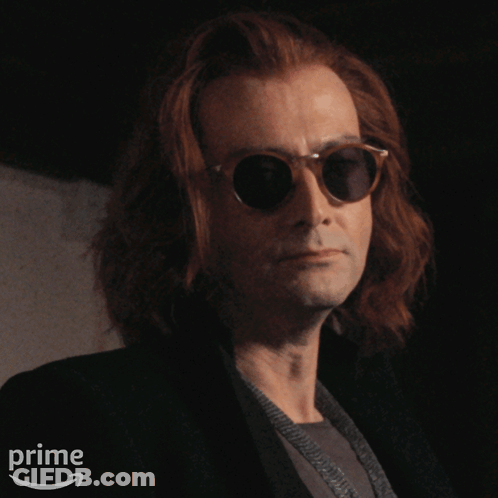 Man Wearing Sunglasses With Yep Text GIF