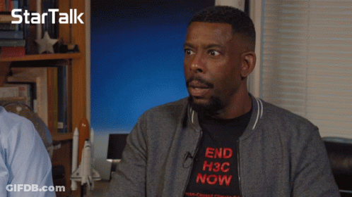 Man Wearing T-Shirt Saying End H3C Now GIF