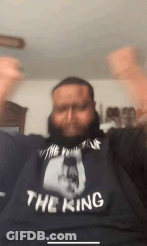 Man Wearing The King Shirt GIF