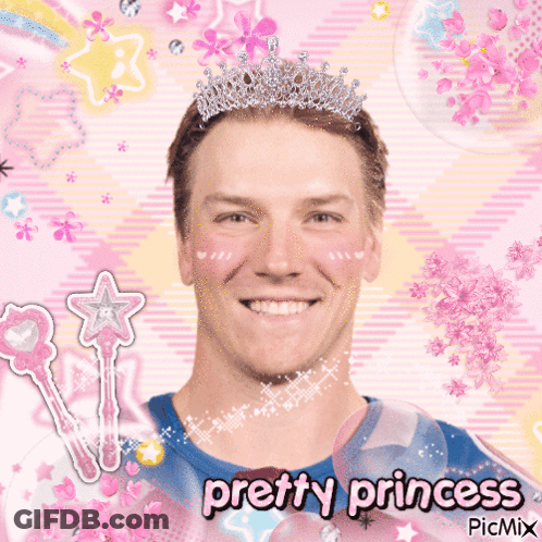 Man Wearing Tiara Pretty Princess GIF