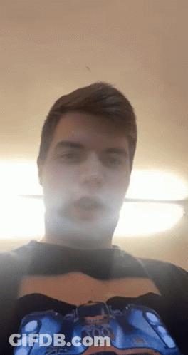 Man Wearing Too Shirt GIF