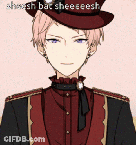 Man Wearing Top Hat With Sheesh Bat Sheeeesh GIF
