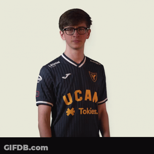 Man Wearing Ucam Tokies Jersey GIF