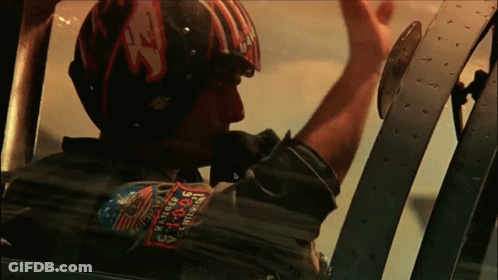 Man Wearing US Air Force Helmet GIF