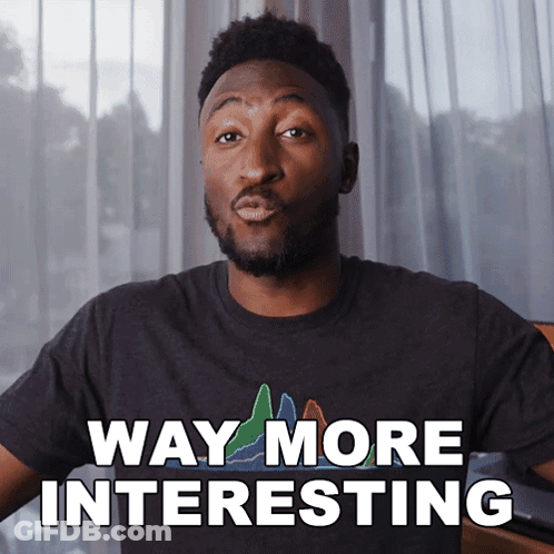 Man Wearing Way More Interesting Shirt GIF
