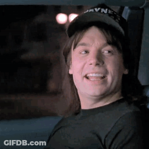 Man Wearing Wayne Hat GIF