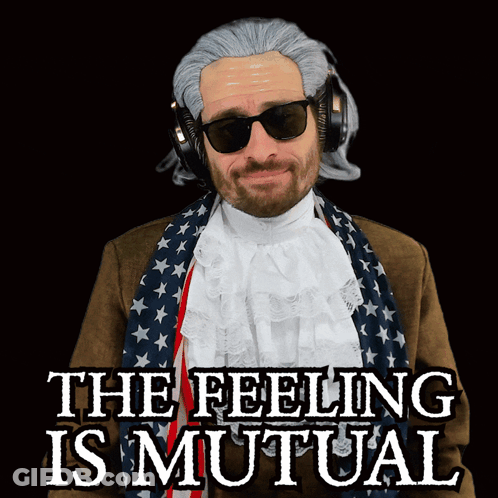 Man Wearing Wig And Sunglasses GIF