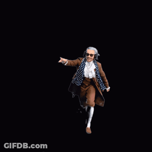Man Wearing Wig And Sunglasses Making Funny Face GIF