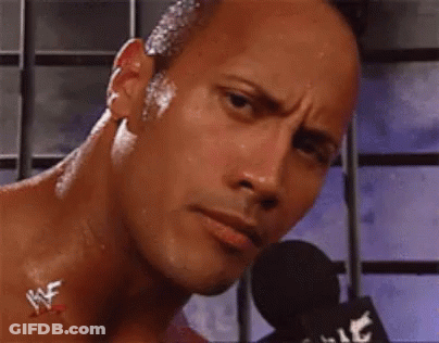 Man Wearing WWE Necklace GIF