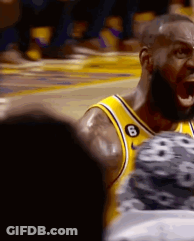 Man Wearing Yellow Jersey Number 6 GIF