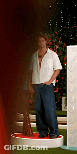 Man White Shirt Blue Jeans I Love You GIF
