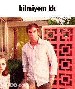Man White Shirt Pink Fence Bilmiyom Kk GIF