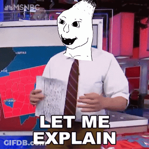 Man White Shirt Tie Saying Let Me Explain GIF