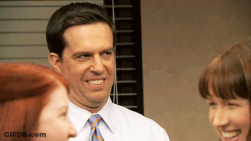 Man White Shirt Tie Smiling With Women GIF