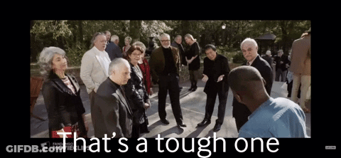 Man White Turtleneck Says Now That Question Is A Violation GIF