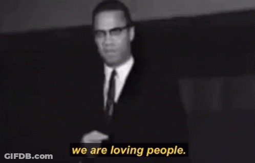 Man Who Stands For Nothing Will Fall For Anything Malcolm X GIF