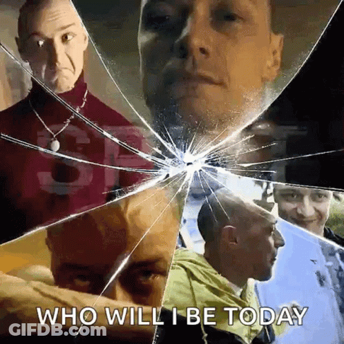 Man Who Will I Be Today Collage GIF