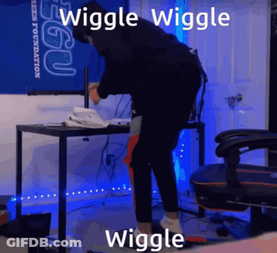 Man Wiggle Action GIF