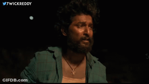 Man With 7Wickreddy Above GIF