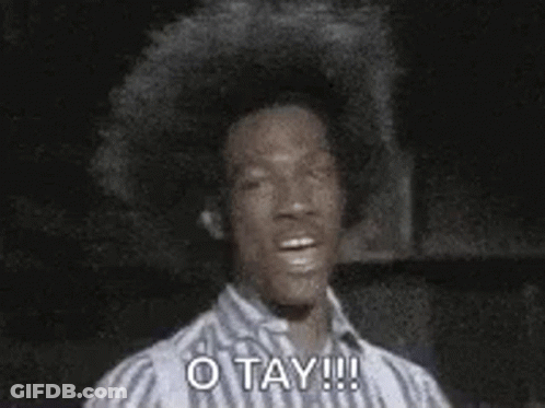 Man With Afro Giving OK Sign GIF