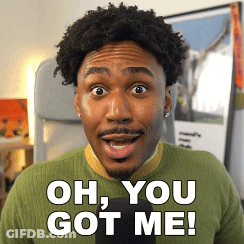 Man With Arms Crossed And Floating Hamburger GIF