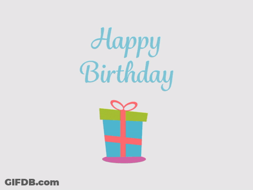 Man With Arms Crossed In Front Of Birthday Cake Happy Birthday GIF