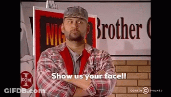 Man With Arms Crossed In Front Of Brother Sign GIF