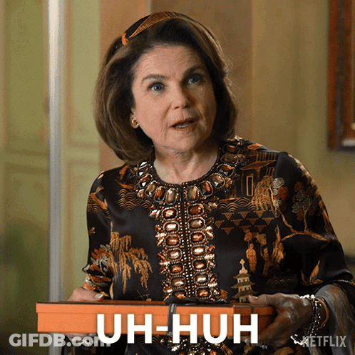 Man With Arms Crossed Saying So You're Pretty Old Uh-Huh GIF