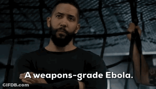 Man With Arms Crossed Weapons-Grade Ebola GIF