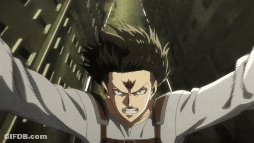 Man With Arms Outstretched Looking At Camera GIF