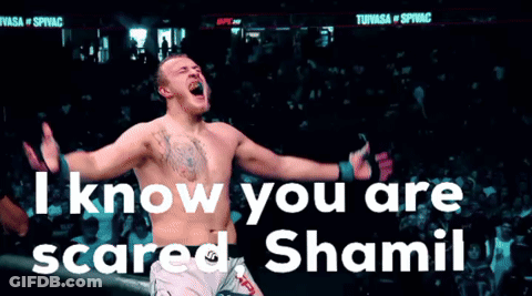 Man With Arms Outstretched Saying I Know You Are Scared Shamil GIF