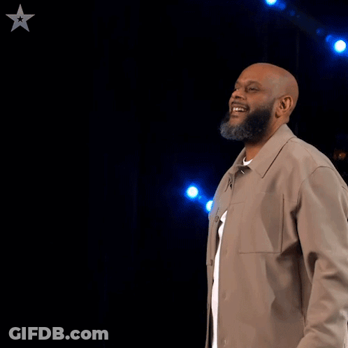 Man With Arms Outstretched Star GIF