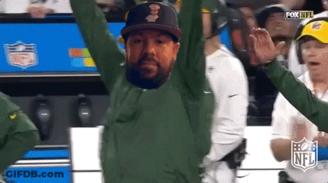 Man With Arms Up And Fox NFL Logo GIF