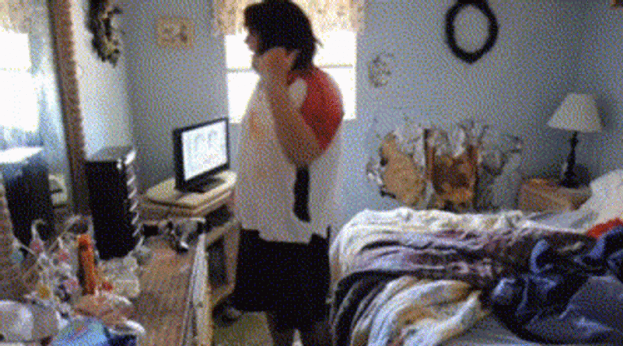Man With Autism Attacking Self GIF