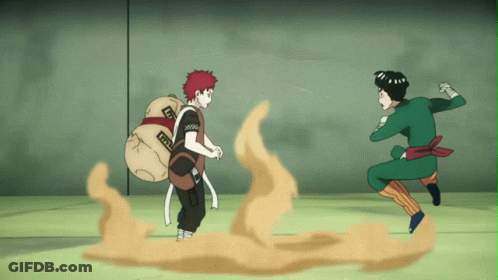 Man With Bag Saying Lee GIF