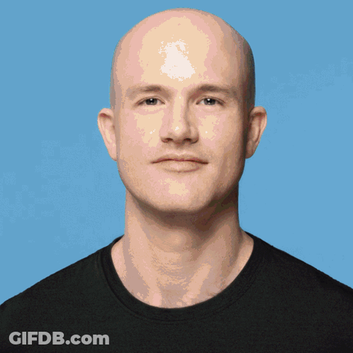 Man With Bald Head In Black T-Shirt GIF