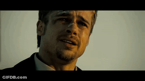Man With Bandage On Face GIF