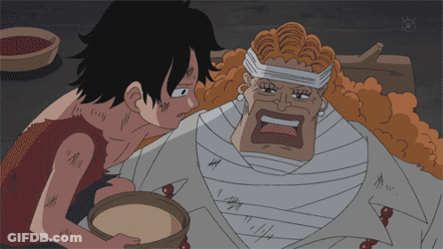 Man With Bandage On Head Talking To Boy GIF