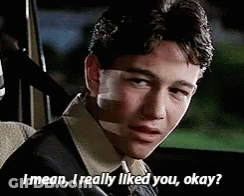 Man With Bandage Saying I Liked You GIF