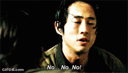 Man With Bandage Saying No No No GIF
