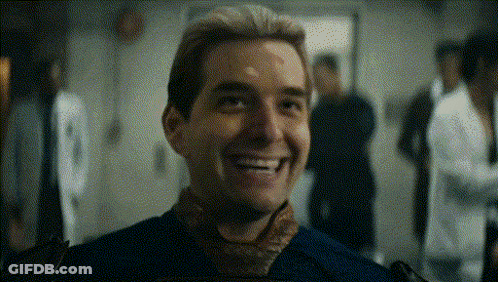 Man With Bandage Smiling In Hallway GIF