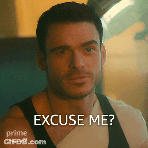 Man With Bandaged Arm Asking For Excuse GIF