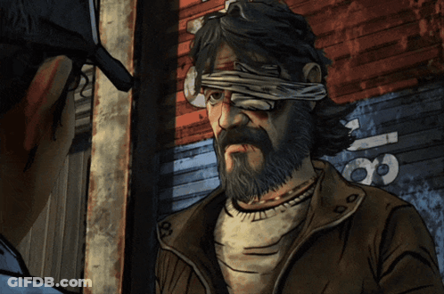 Man With Bandaged Eye Saying I'm Real Glad To Have Met You GIF