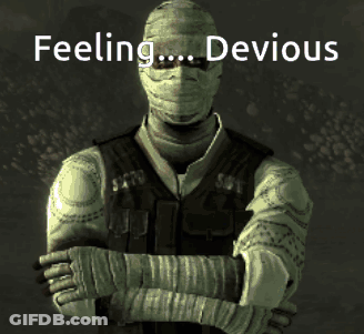 Man With Bandaged Face Arms Crossed Feeling Devious GIF