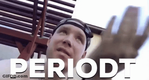 Man With Bandana And Periodt GIF