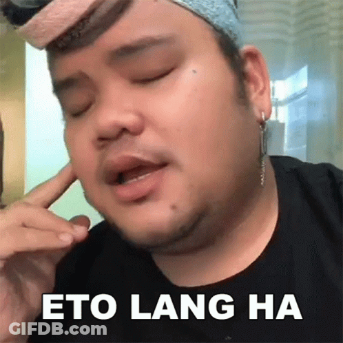 Man With Bandana Funny Face Eto Lang Ha GIF