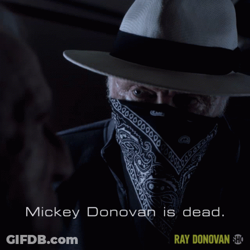 Man With Bandana On Face Dead GIF